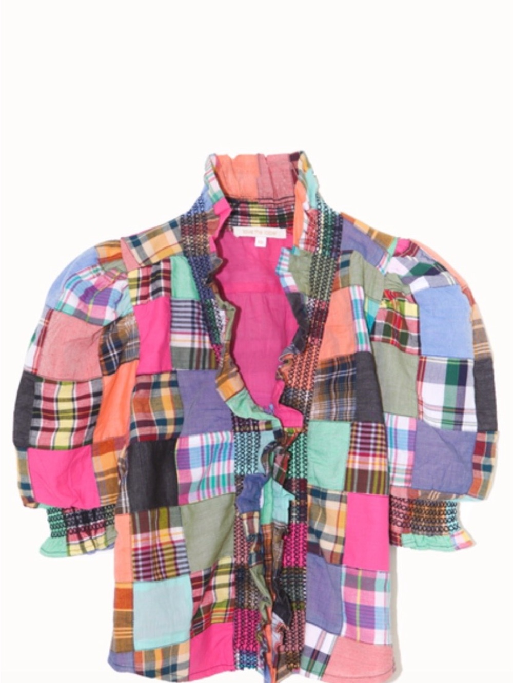 Love the Label Zuri Top in Madras Patch - Picture 3 of 9